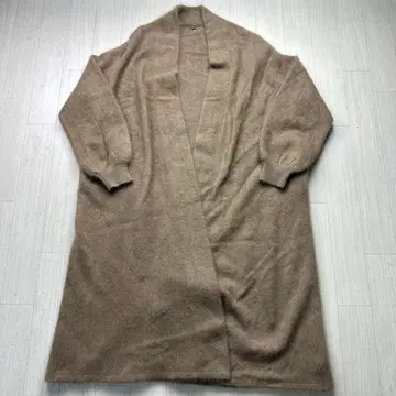 Snidel 라쿤 롱 가디건 브라운