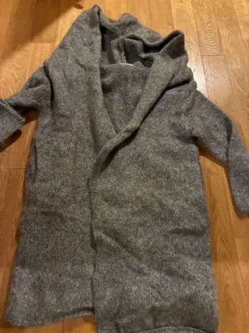 [ GALERIE VIE ] 그레이 롱 니트 가디건