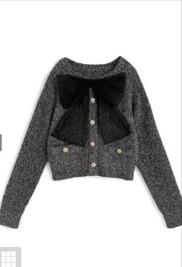 튤 리본 라메 니트탑[lt155]