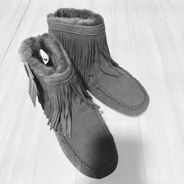 [ 새상품 미사용품 ] EMU Australia 프린지 어그 부츠 그레이