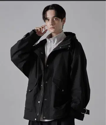 [ CLEL ] 밀리터리 디자인 마운틴 후드티