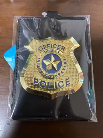 주토피아2 경찰 배지풍 패스 케이스 경찰 수첩