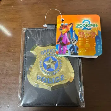 주토피아2 경찰 배지풍 패스 케이스 경찰 수첩