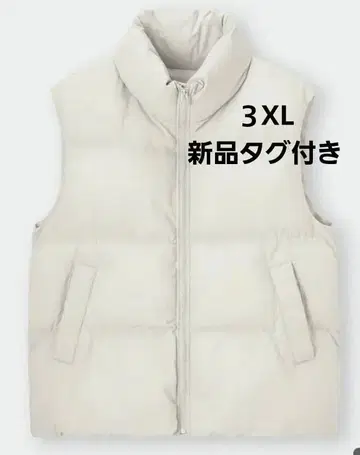 GU 다운 베스트 3XL 내추럴 택 포함 새상품