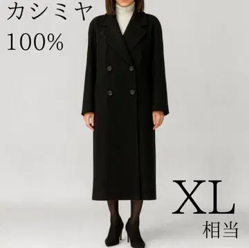 00년대 빈티지 새상품급 롱 코트 캐시미어 100% 일본산 L XL