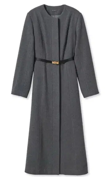 SNIDEL 울 드레스 코트 (GRY)