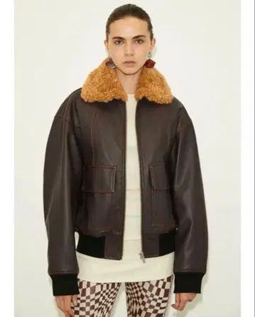 sly 비건 레더 벌룬 B-3