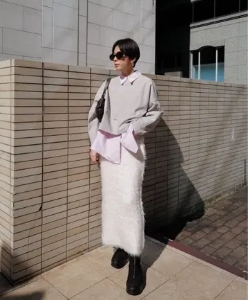 machatt 노블 블러쉬 스커트 핑크