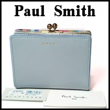 새상품 폴스미스 Paul Smith 지갑 접이식 가마구치 스월 엣지