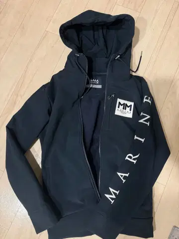 muta MARINE 3layer 본딩 후드티 L 네이비