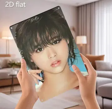 아이돌 메탈 플레이트 마츠다 세이코 20cm x 30cm 틴 플레이트