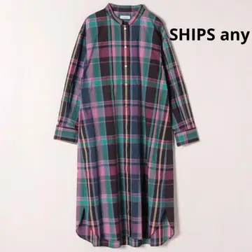 SHIPS any 셔츠 원피스 체크