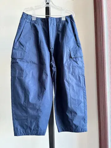 ICHI 코튼 와이드 카고 팬츠