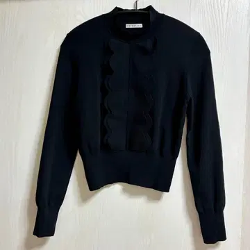 [ ESTNATION ] 블랙 프릴 상의