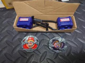 베이블레이드X 아이언맨&사노스(미사용품)