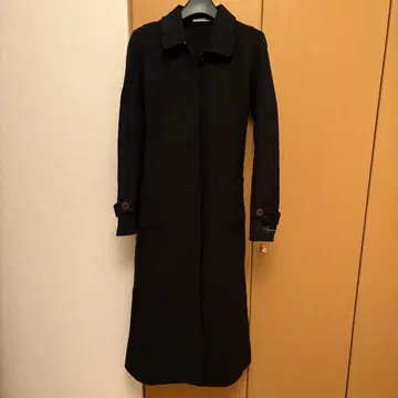 TSUMORI CHISATO 롱 코트 M 사이즈 울 혼방 벨트 포함