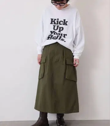 journal standard luxe 립스탑 카고 스커트