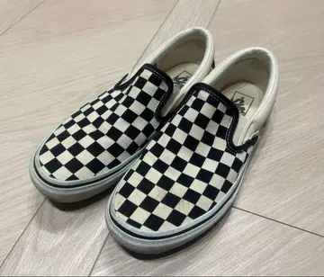 VANS 슬립온 체커 25.5cm