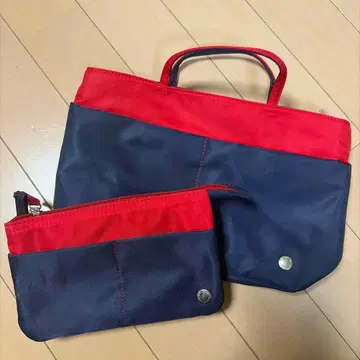 Kitamura 파우치 세트 네이비/레드