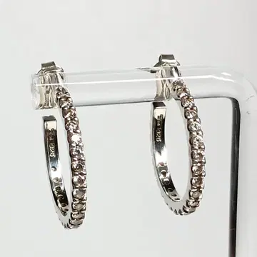 스타 주얼리 실버 925 후프 귀걸이 귀걸이 큐빅