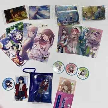 프로세카 스시로 콜라보 한정판 멀티 파우치 스티커 후드 택 덤 포함