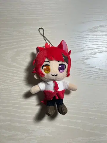 빨간 머리 캐릭터 봉제 인형 마스코트