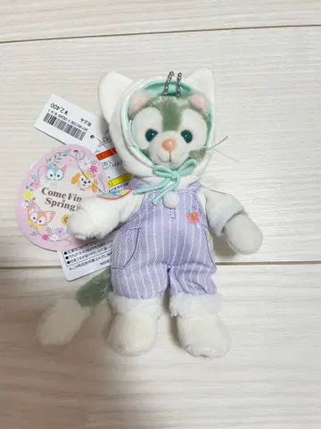 젤라토니 TDS 캠 파인 스프링 인형 배지 택 포함 미사용 새상품