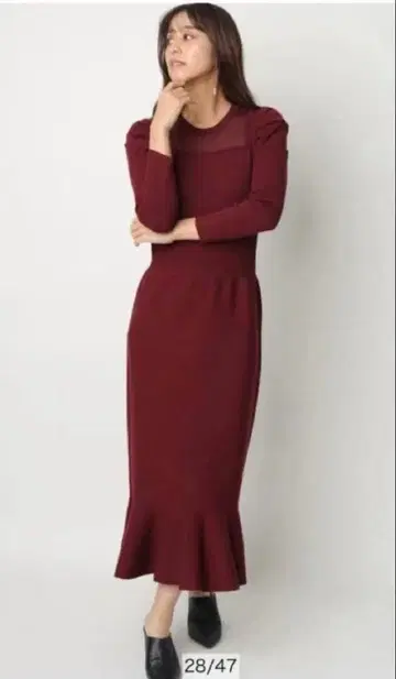 RIdandture 니트 원피스 긴팔 사이즈 2