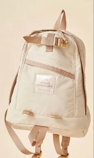 GREGORY SNIDEL 화이트 미니 백팩