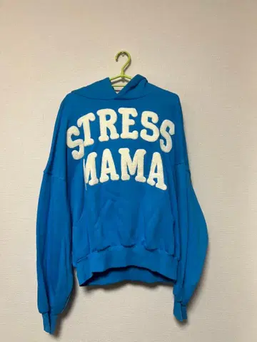 STRESSMAMA 파랑 M 후드티