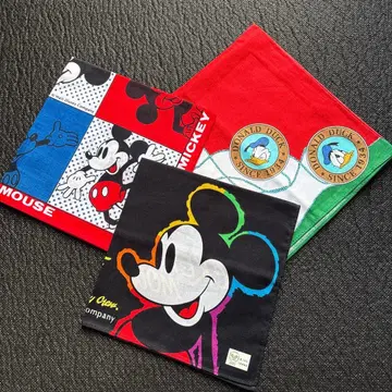 [ 새상품 ] 디즈니 손수건 묶음 판매 면 100%