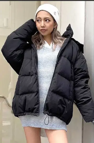 gyda 다운 자켓 후드 부착