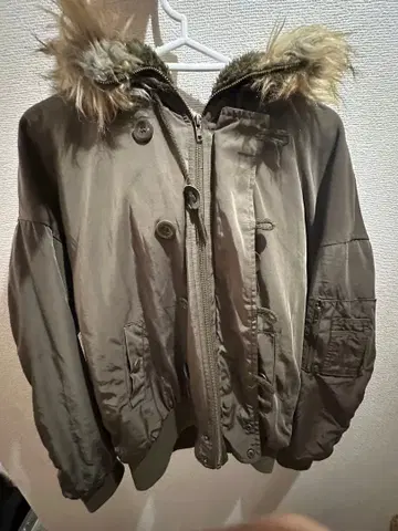 N2b 퍼 자켓 y2k archive grunge 쇼트 기장