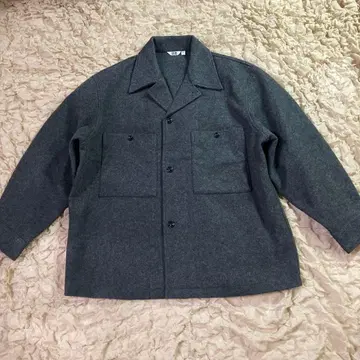 [ 새상품급 ] UNIQLO U 플리스 저지 오버 셔츠 자켓 XXL