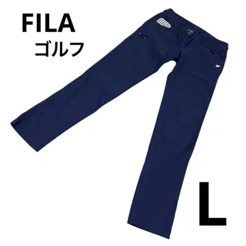 FILA 골프 골프 팬츠 스키니 팬츠 골프웨어 네이비 L 사이즈