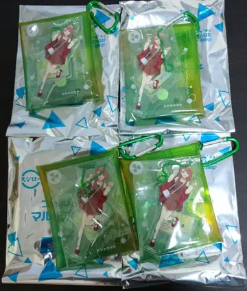 프로세카 스시로 콜라보 하나사토 미노리 멀티 파우치 4개