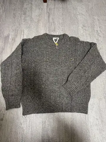 Lacoste 그레이 니트 스웨터