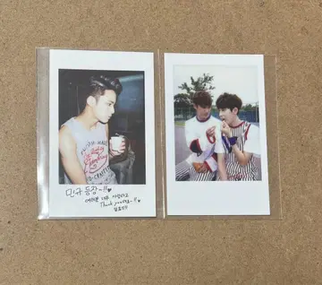 원우 민규 미니 트레이딩 카드