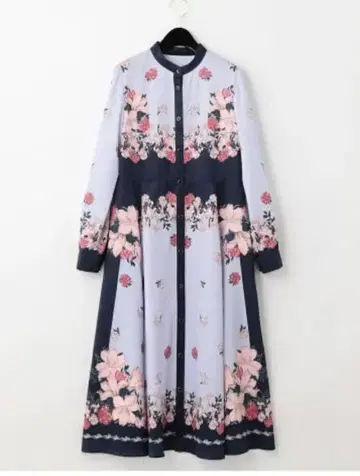 그레이스 콘티넨탈 부케 프린트 플라워 원피스