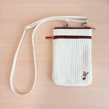 패밀리아 비오는날 콜라보 숄더백 화이트