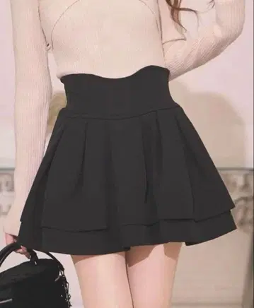 미셸 마카롱 슬림 레그 스커트