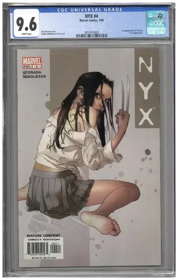 아메리칸 코믹스 리프 NYX #4 CGC 9.6 평가
