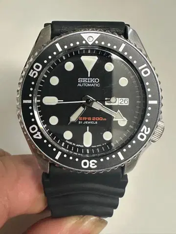 단종 SEIKO 블랙보이 자동 와인딩 손목시계 2