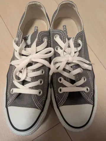 ALL STAR 그레이 캔버스 스니커즈