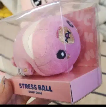 STRESS BALL 핑크 봉제 인형