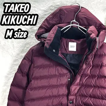 TAKEO KIKUCHI 다운 자켓 보르도