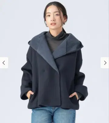 BEAMS HEART 후드 부착 플리스 자켓