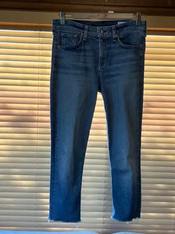 rag&bone 래그앤본 컷오프 스트레치 데님 팬츠 26