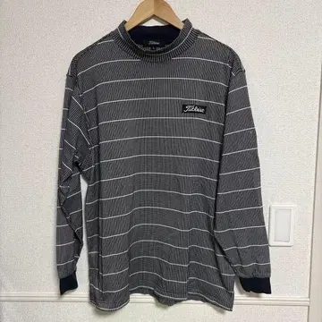 타이틀리스트 긴팔 모크넥 셔츠 L 남성용 골프