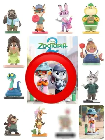 주토피아 2 넥스트 어드벤처 피규어 세트 닉 주디